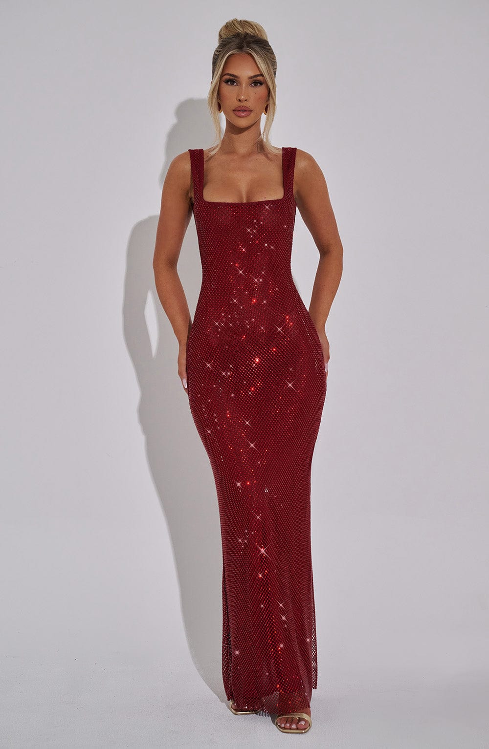 Petra Maxi Dress - Wine - Napalia