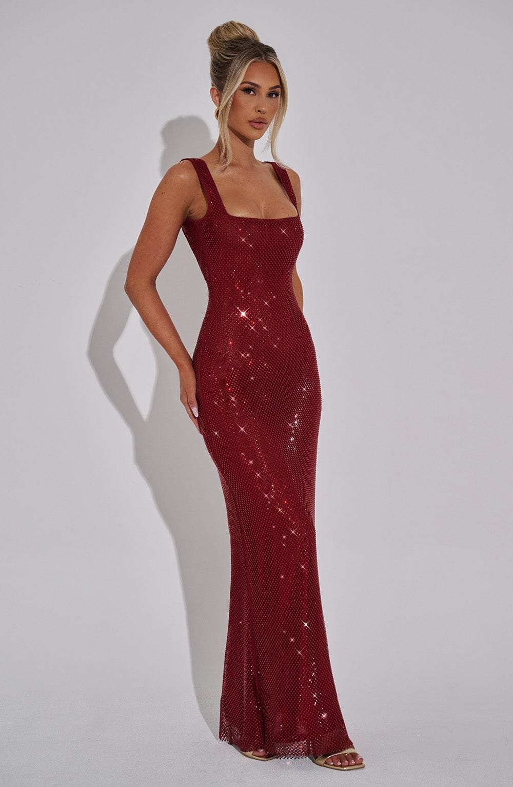 Petra Maxi Dress - Wine - Napalia