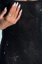 Petra Mini Dress - Black - Napalia