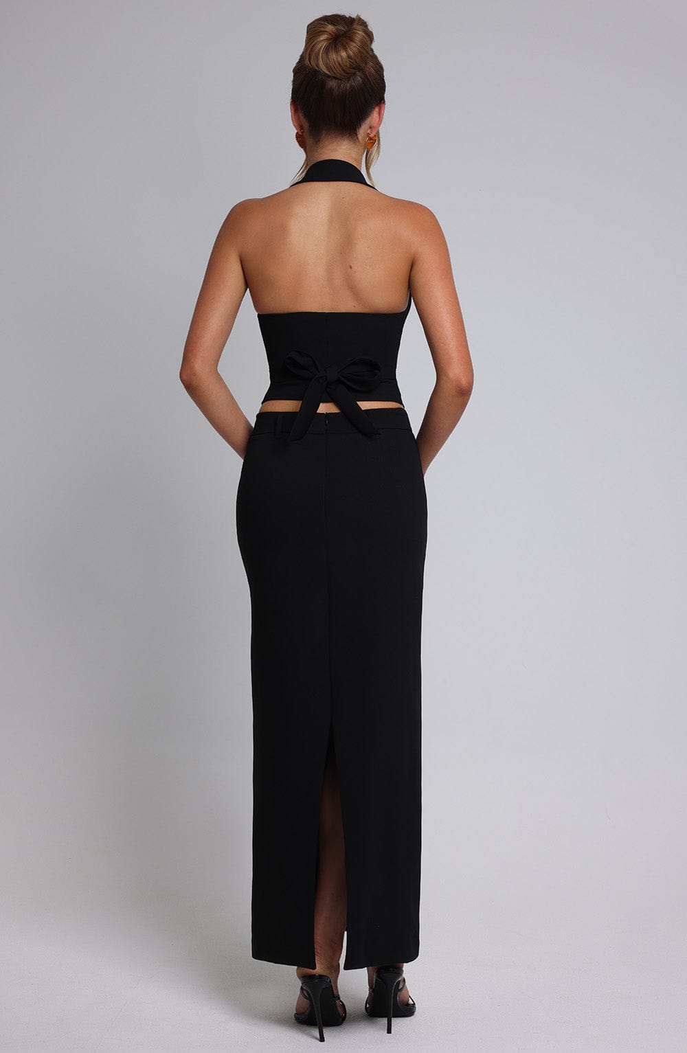 Piper Maxi Skirt - Black - Napalia