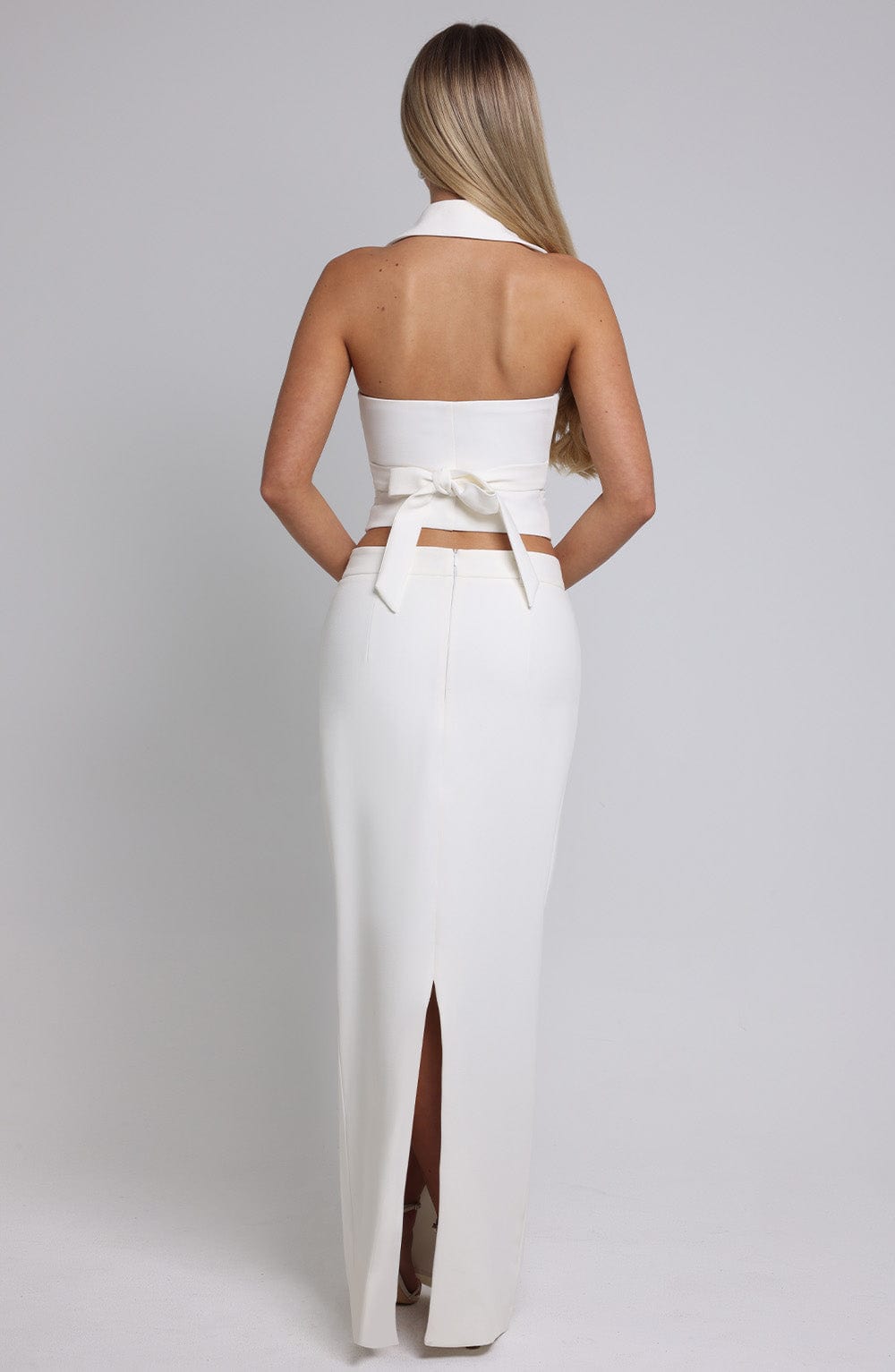 Piper Maxi Skirt - Ivory - Napalia