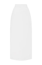 Piper Maxi Skirt - Ivory - Napalia