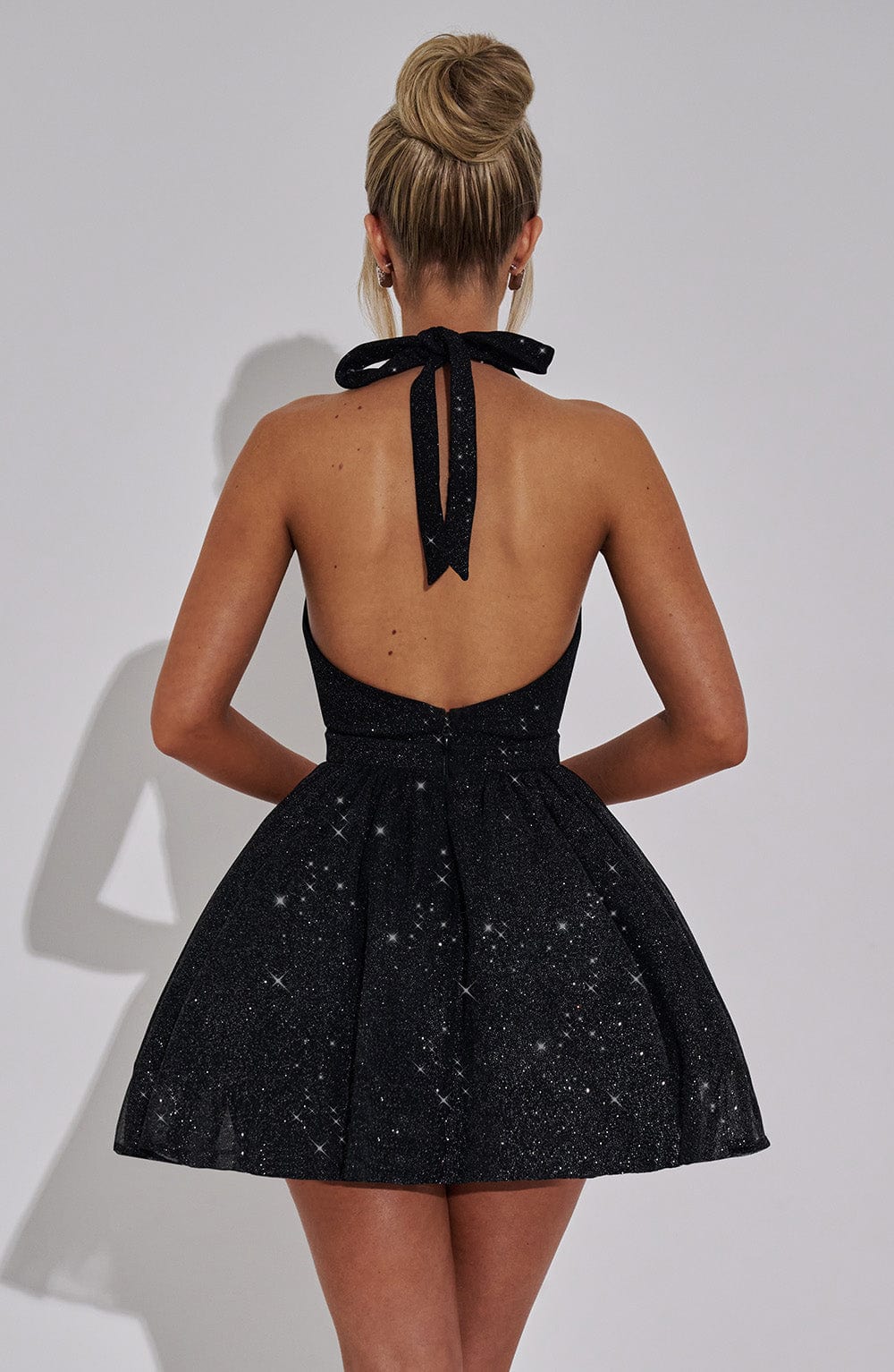 Pippa Mini Dress - Black Sparkle - Napalia