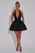 Pippa Mini Dress - Black Sparkle - Napalia
