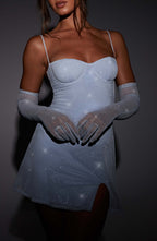 Pixie Glove - Baby Blue Sparkle - Napalia
