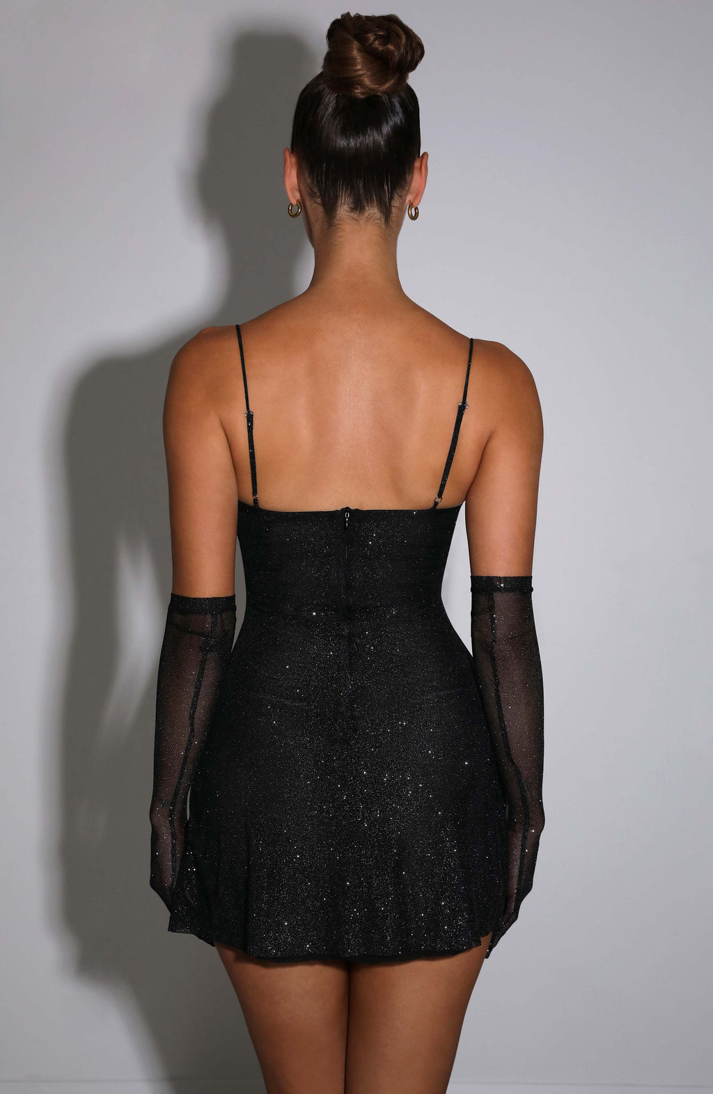Pixie Mini Dress - Black Sparkle - Napalia