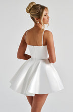 Poppy Mini Dress - Ivory - Napalia