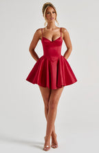 Poppy Mini Dress - Red - Napalia