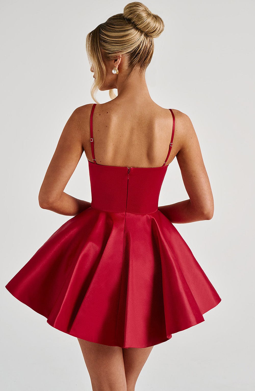 Poppy Mini Dress - Red - Napalia