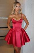 Poppy Mini Dress - Red - Napalia