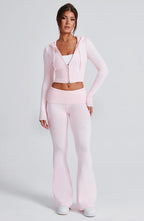 Portia Knit Hoodie - Pink - Napalia
