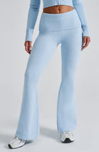 Portia Knit Pants - Baby Blue - Napalia