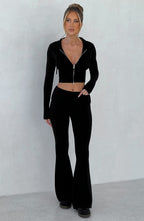 Portia Knit Pants - Black - Napalia