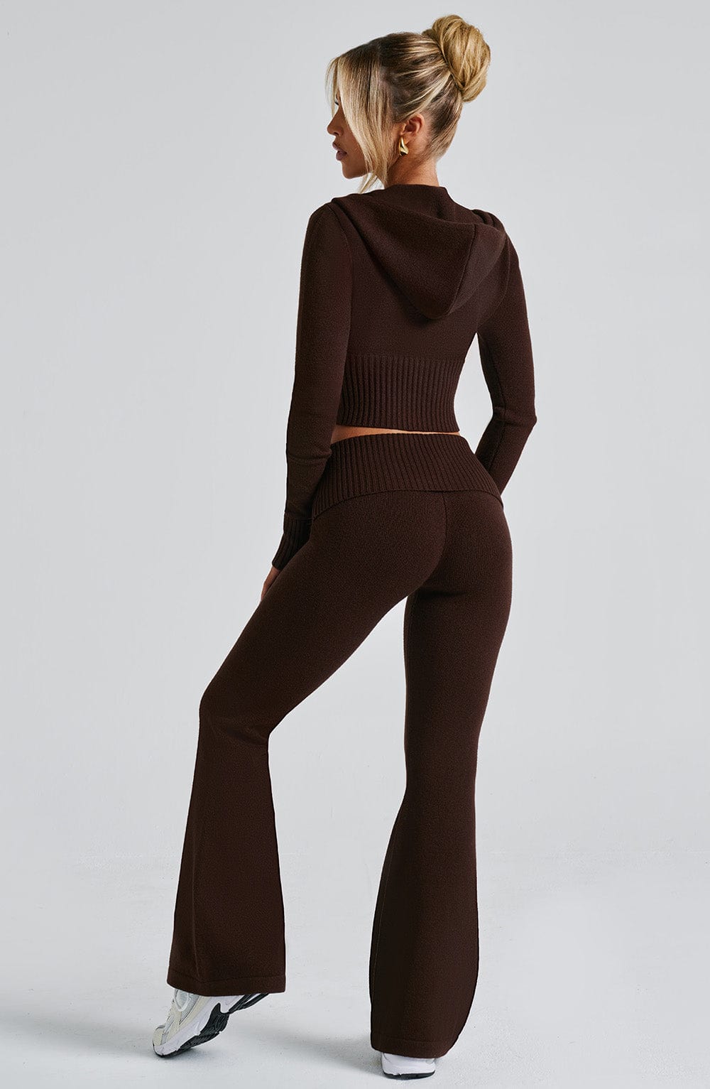 Portia Knit Pants - Chocolate - Napalia