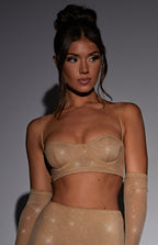 Posie Top - Gold Sparkle - Napalia