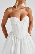 Prim Midi Dress - Ivory - Napalia
