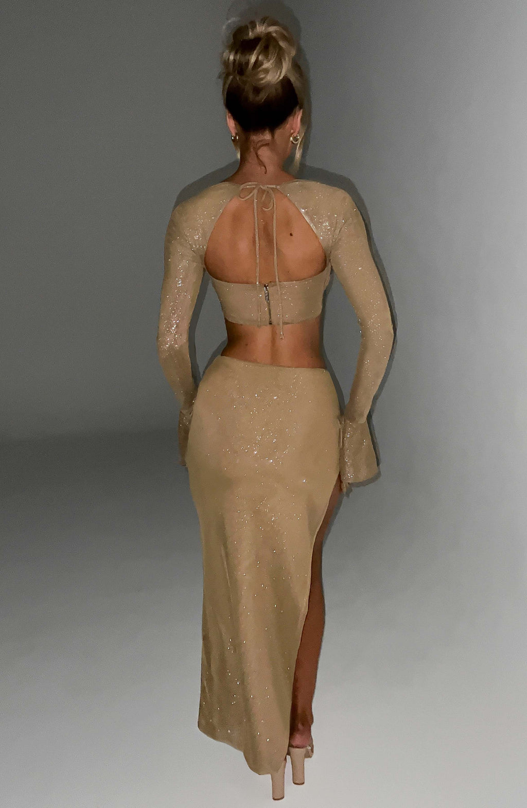 Priscilla Top - Gold Sparkle - Napalia