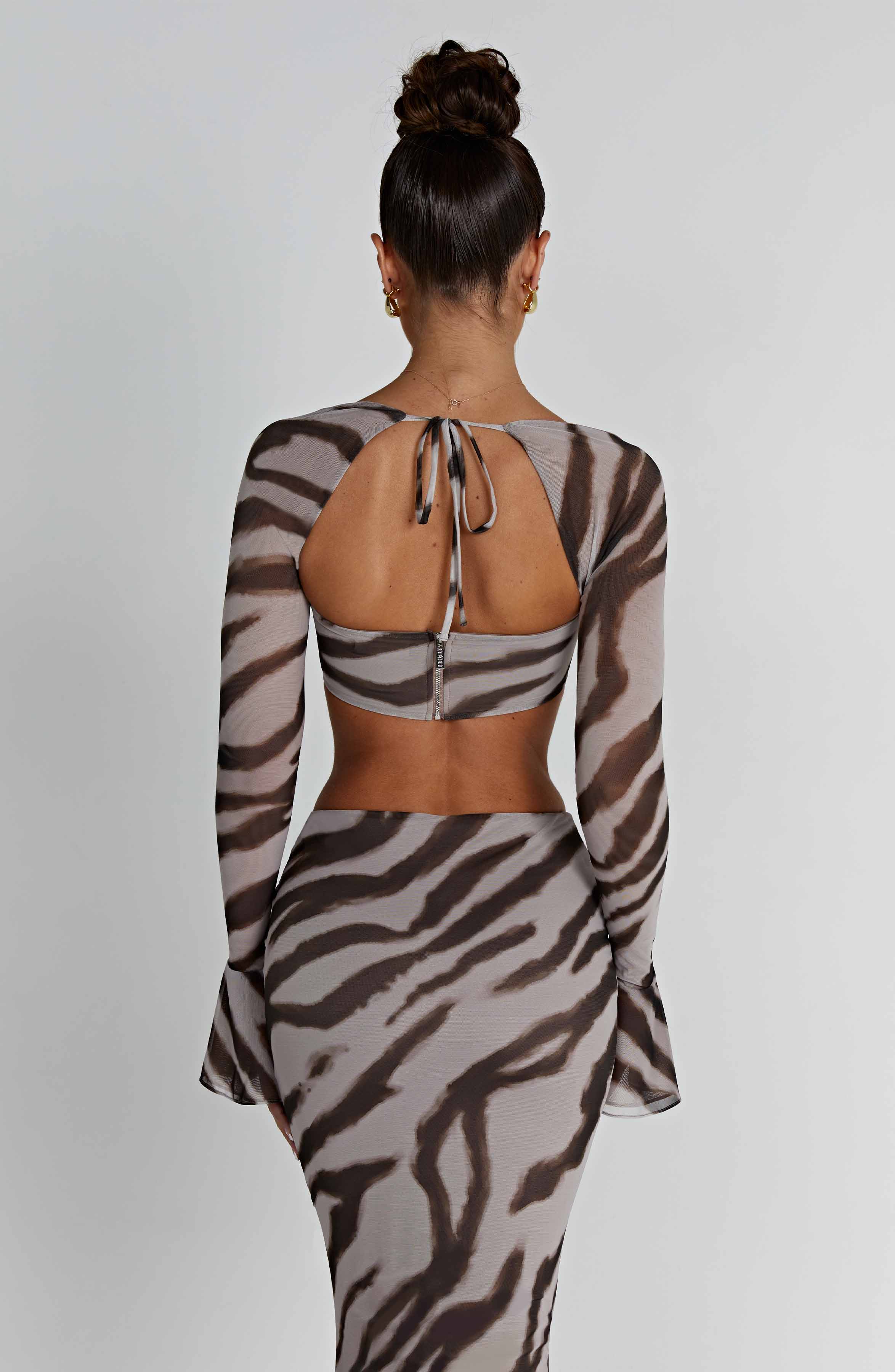 Priscilla Top - Zebra Print - Napalia