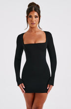 Priya Mini Dress - Black - Napalia