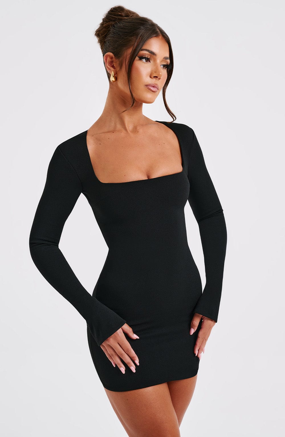Priya Mini Dress - Black - Napalia