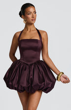Prudence Mini Dress - Plum - Napalia