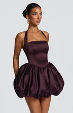 Prudence Mini Dress - Plum - Napalia