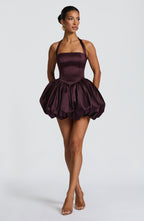 Prudence Mini Dress - Plum - Napalia