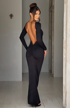 Rameesha Maxi Dress - Black - Napalia