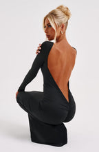 Rameesha Maxi Dress - Black - Napalia