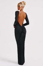 Rameesha Maxi Dress - Black - Napalia