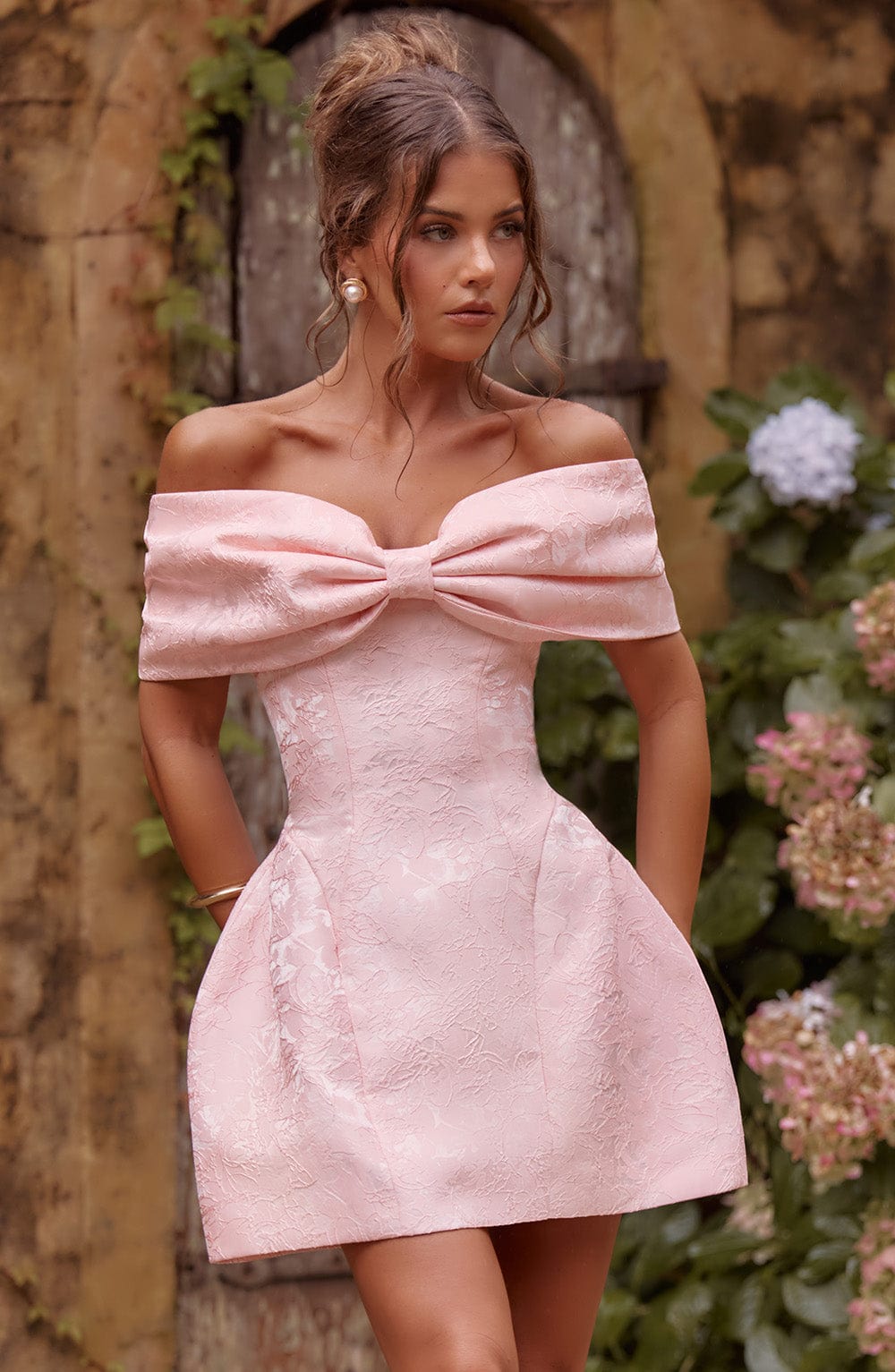 Raquel Mini Dress - Blush - Napalia