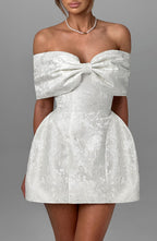 Raquel Mini Dress - Ivory - Napalia