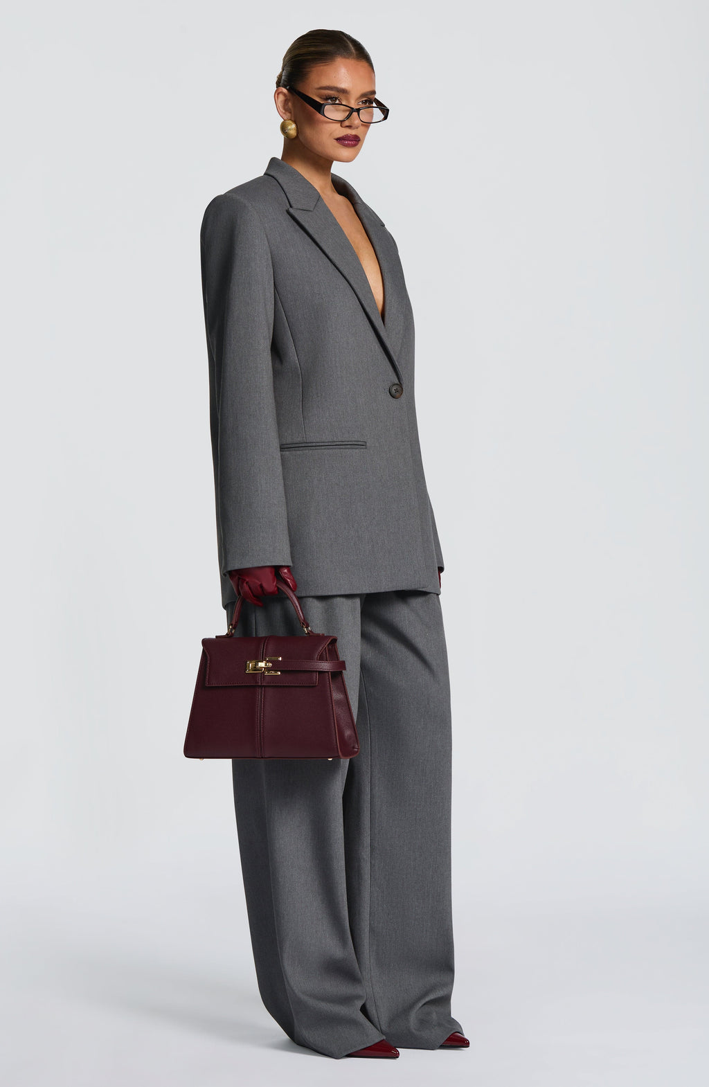 Reece Blazer - Grey Marl - Napalia