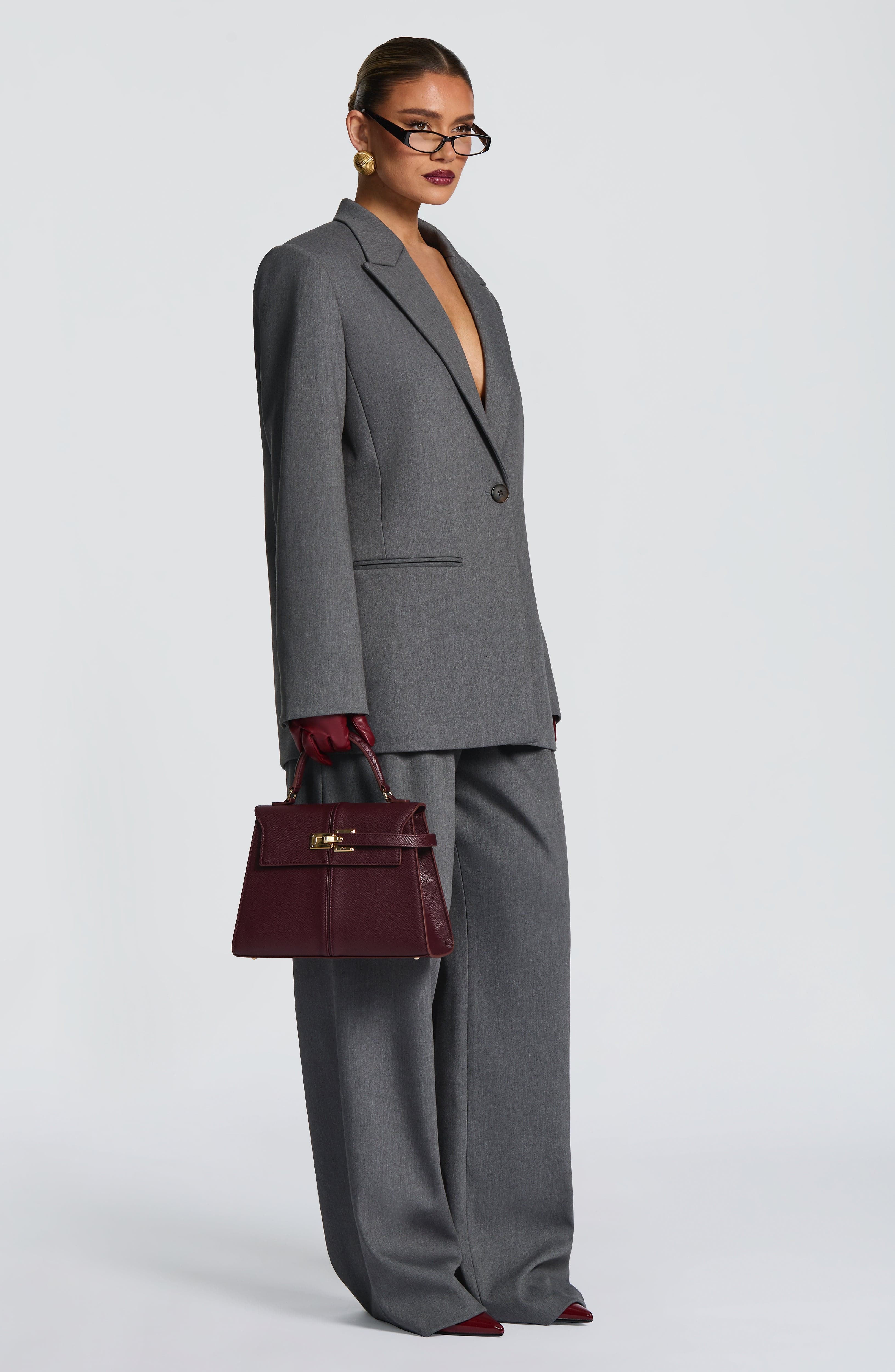Reece Blazer - Grey Marl - Napalia