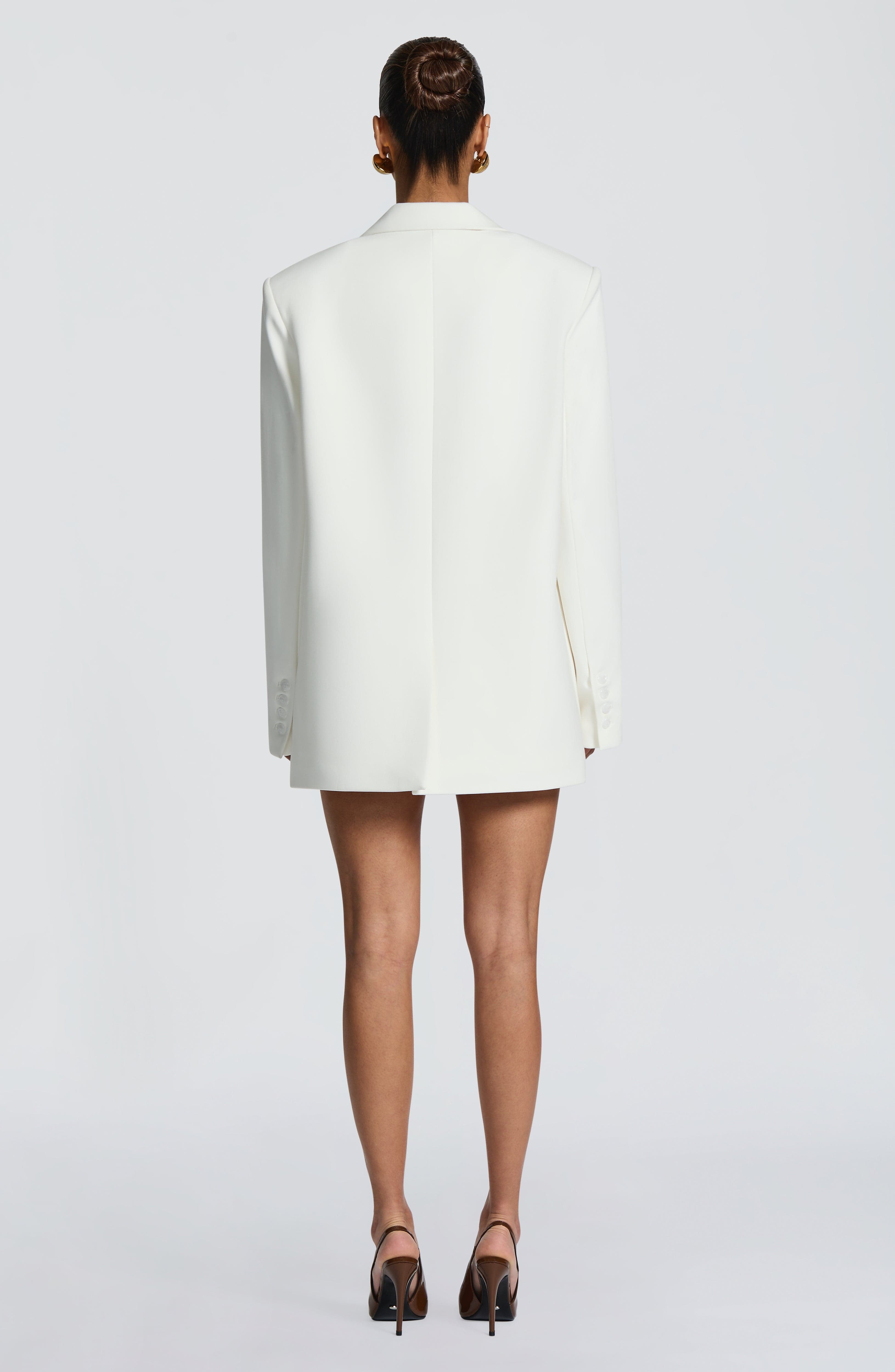 Reece Blazer - Ivory - Napalia