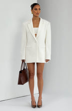 Reece Blazer - Ivory - Napalia