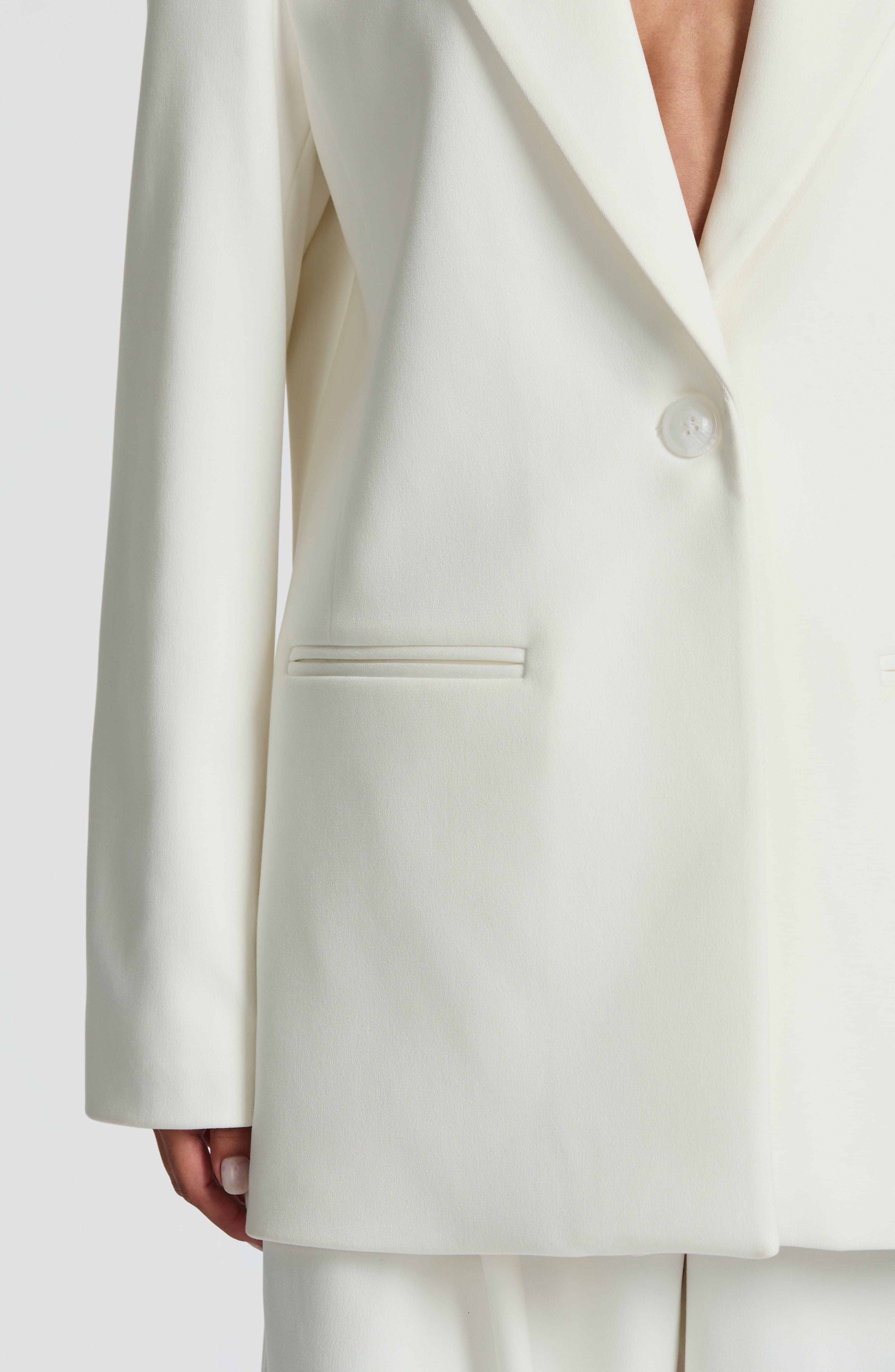 Reece Blazer - Ivory - Napalia