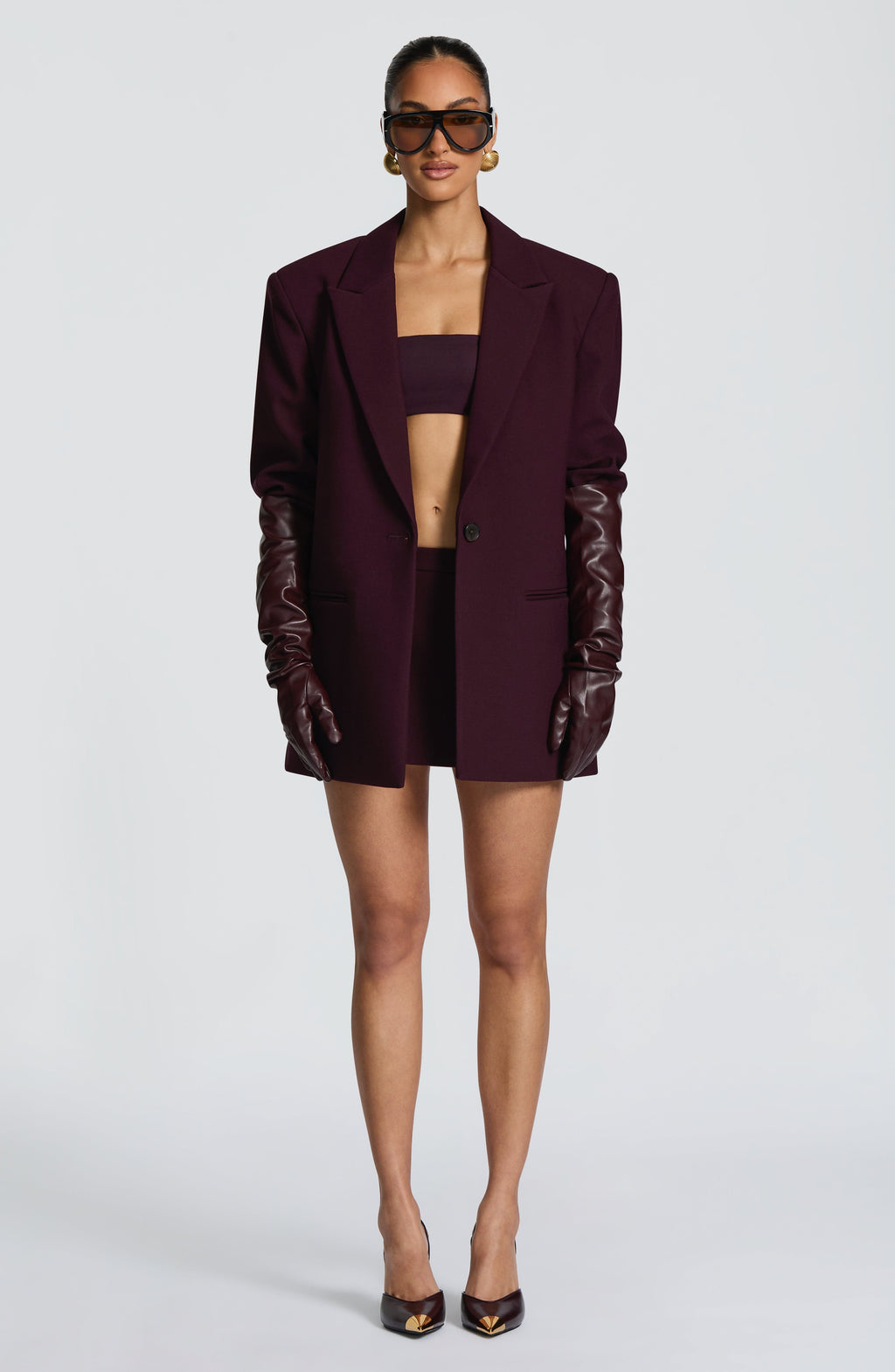 Reece Blazer - Plum - Napalia