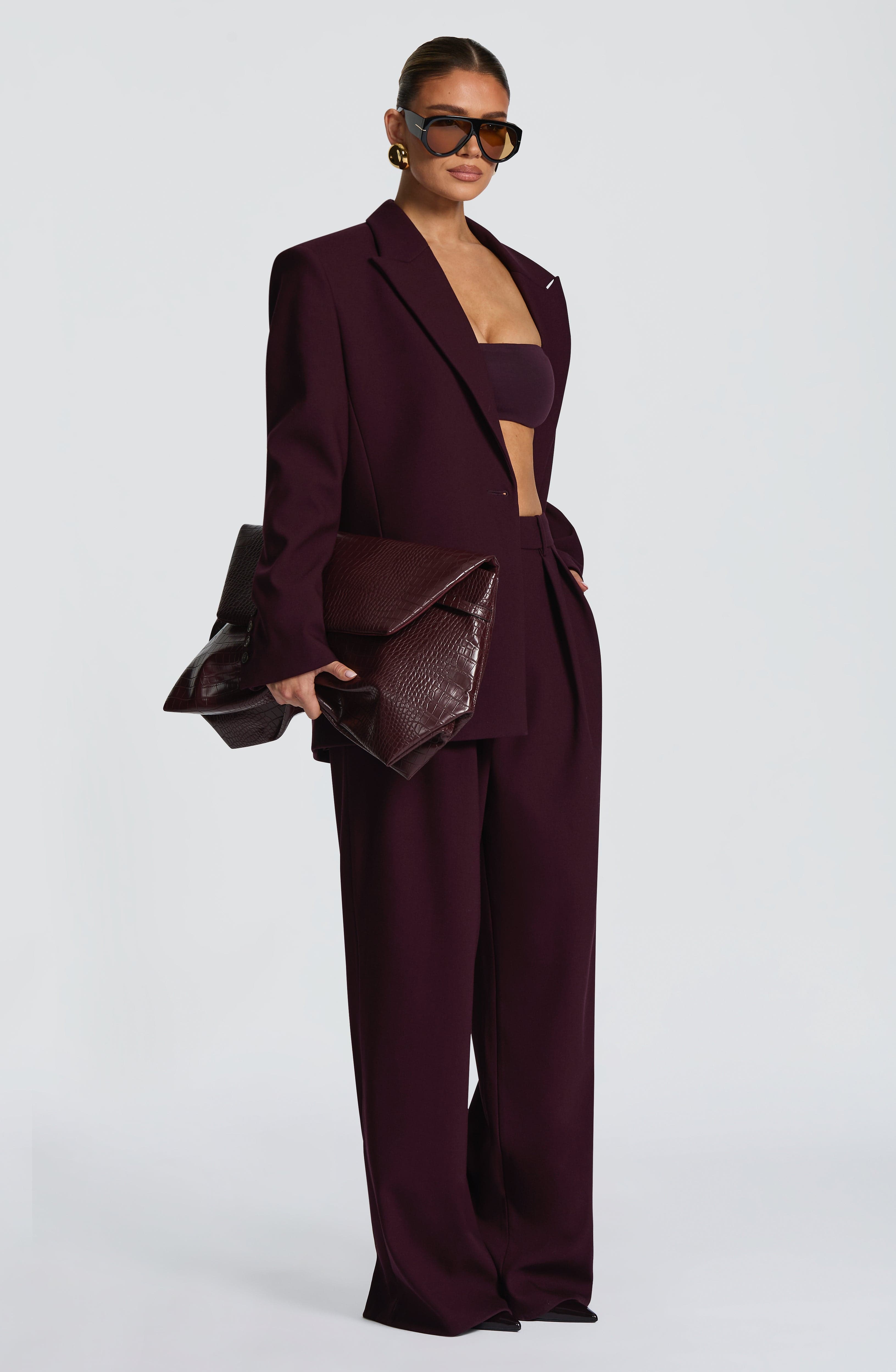 Reece Blazer - Plum - Napalia