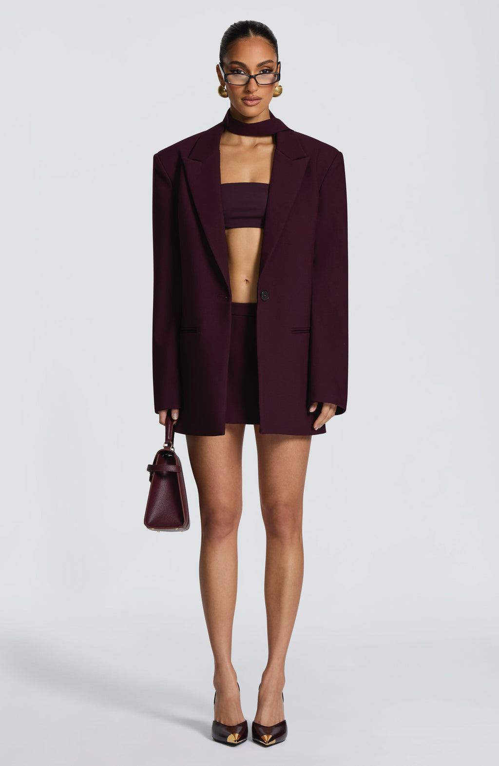 Reece Blazer - Plum - Napalia