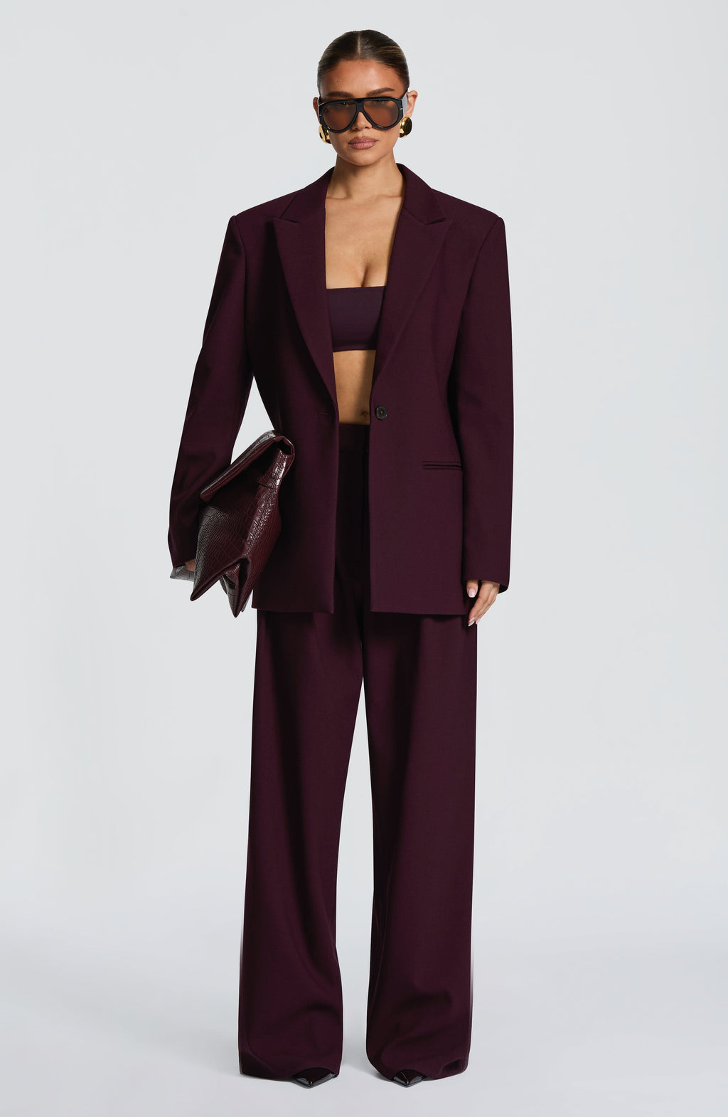 Reece Blazer - Plum - Napalia