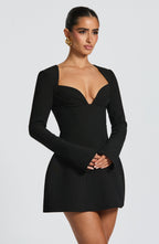 Regina Mini Dress - Black - Napalia
