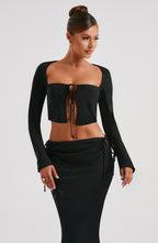 Reo Top - Black - Napalia