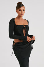 Reo Top - Black - Napalia