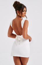 Ria Mini Dress - Ivory - Napalia