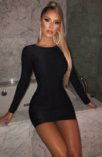 Rilee Mini Dress - Black Sparkle - Napalia