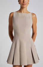 Rory Mini Dress - Taupe - Napalia
