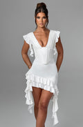 Rosalie Mini Dress - Ivory - Napalia