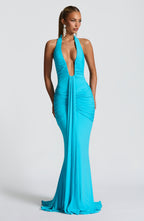 Rosetta Maxi Dress - Aqua - Napalia