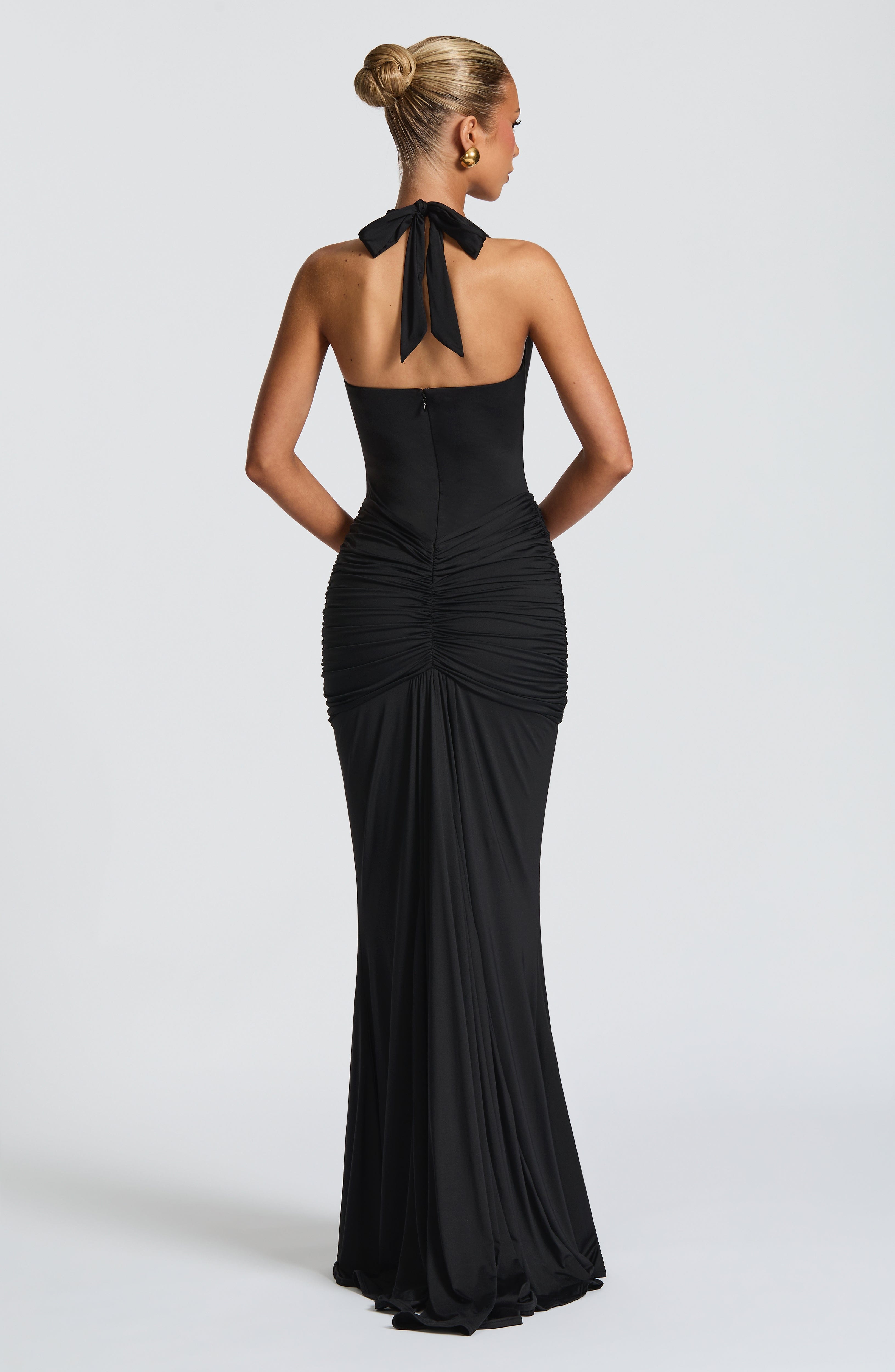 Rosetta Maxi Dress - Black - Napalia